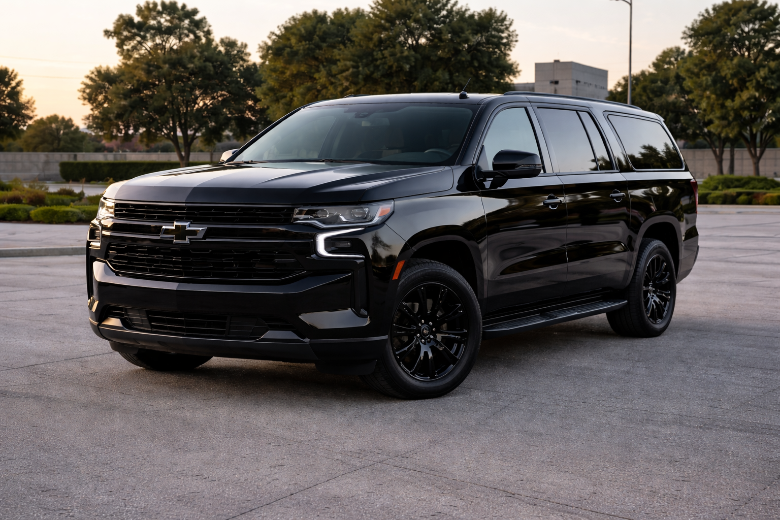 Chevrolet Suburban for luxury chauffeur transportation