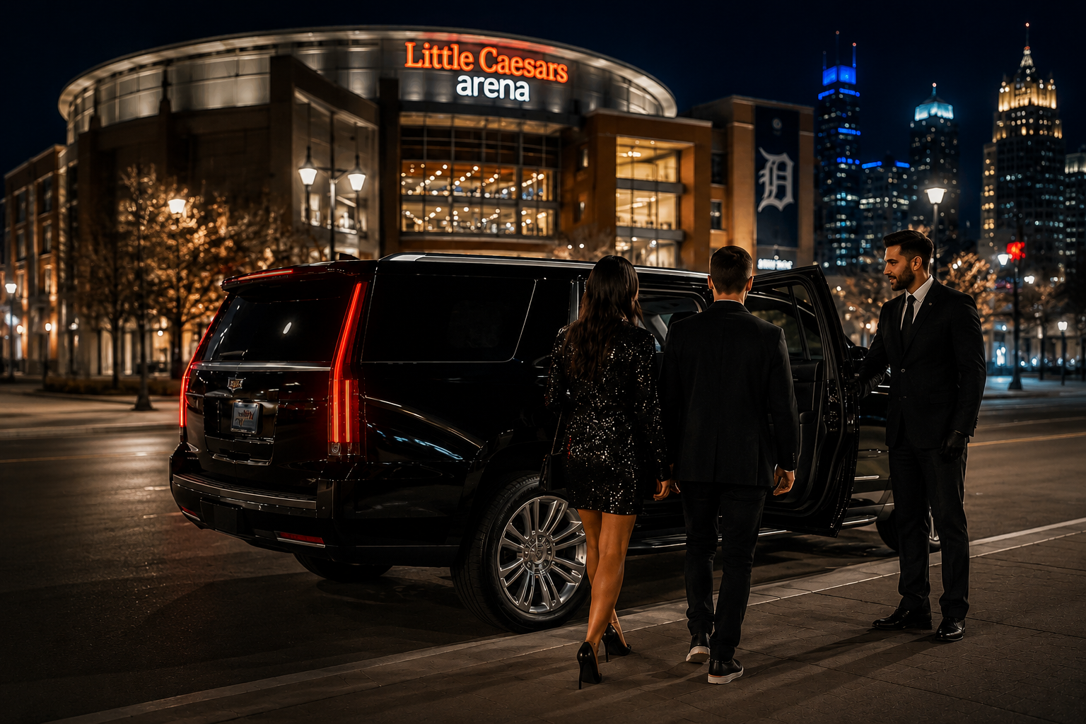 Concert and sporting event transportation Detroit